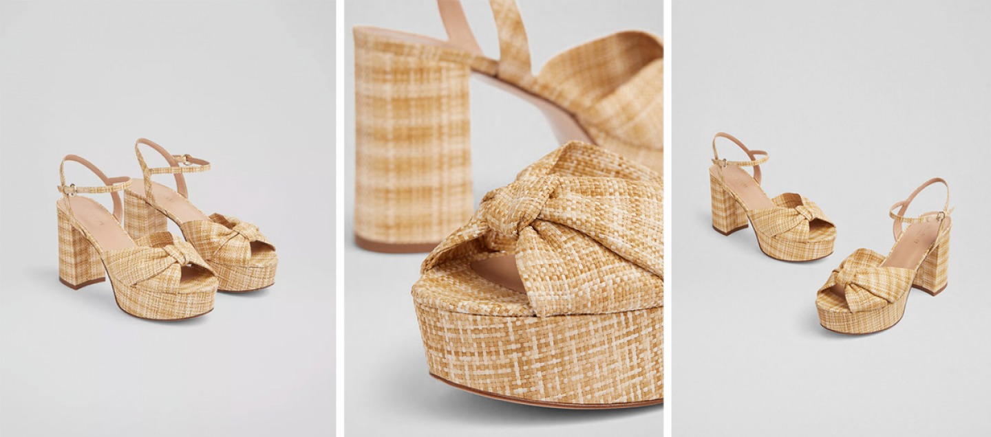 Aniyah raffia sandals