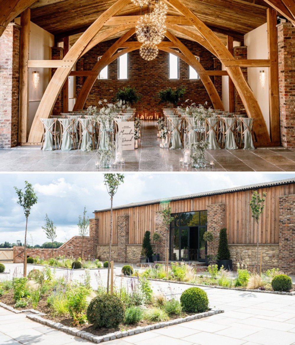 internal and external shot of venue