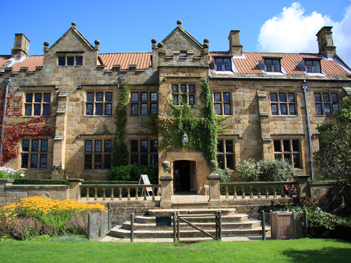 external shot of Mount Grace Priory, House and Gardens