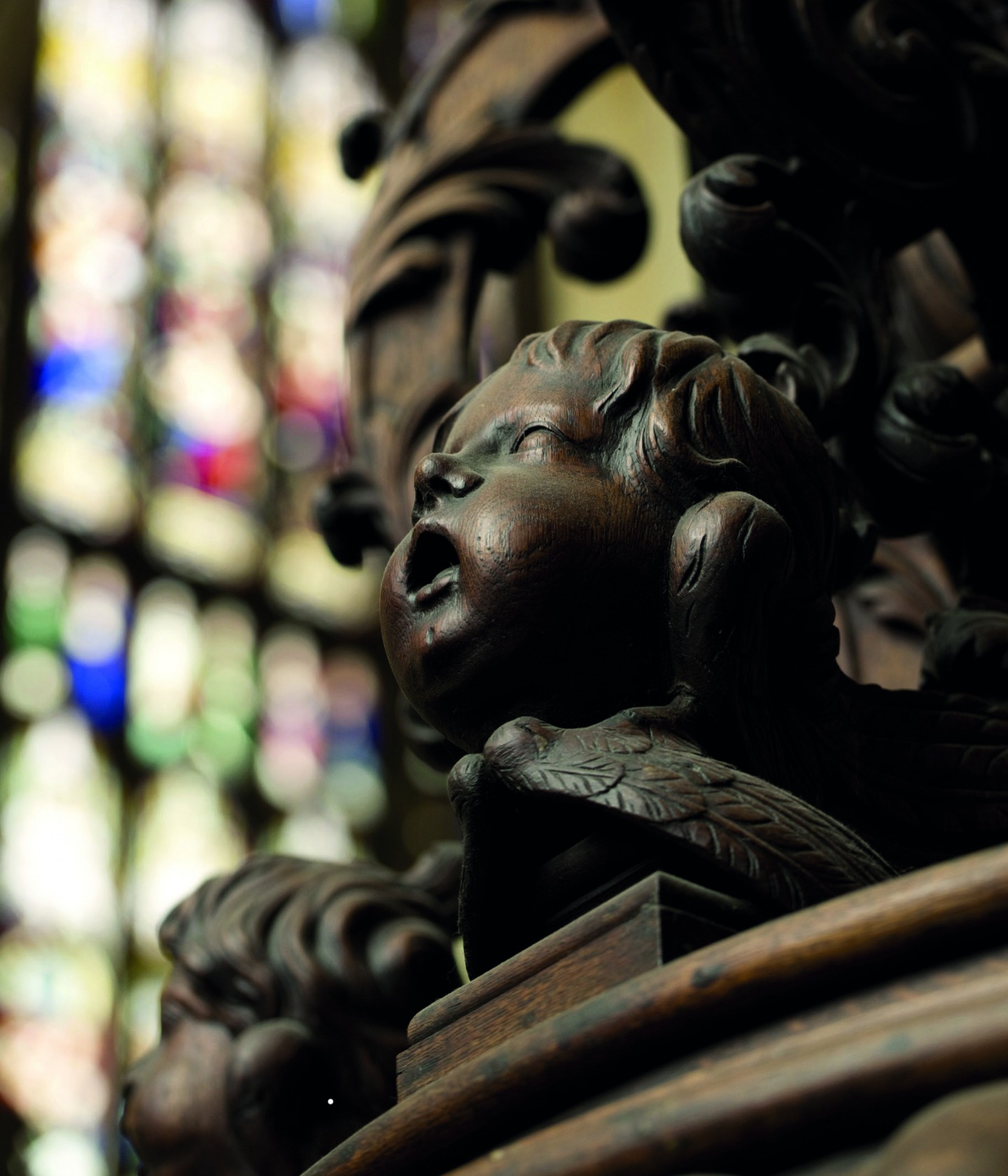 Carved wooden figures