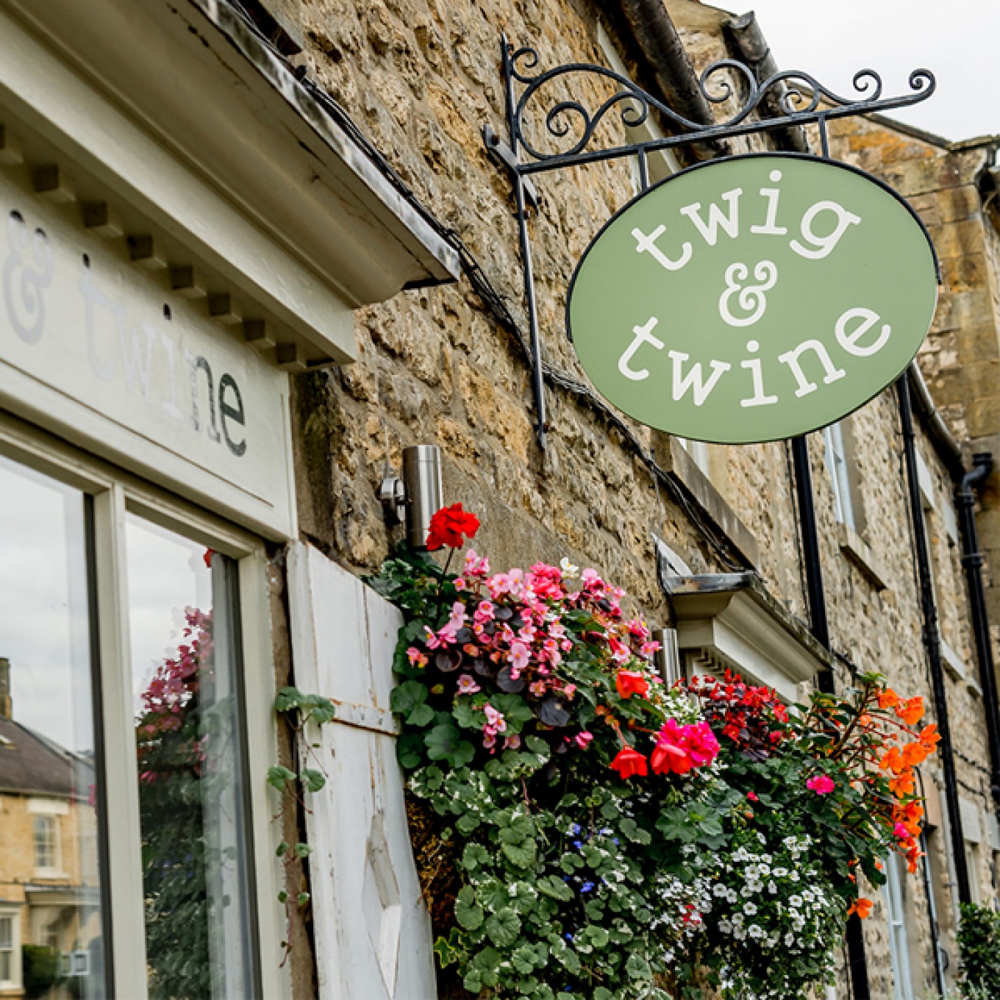 external sign at Twig & Twine