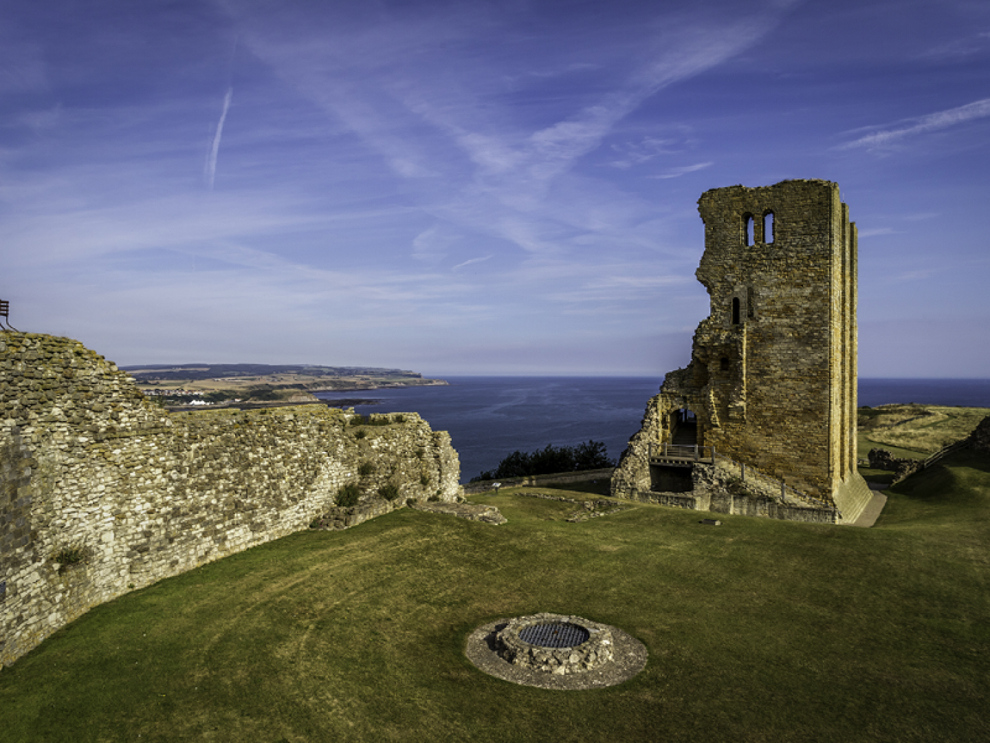 Old castle by the sea