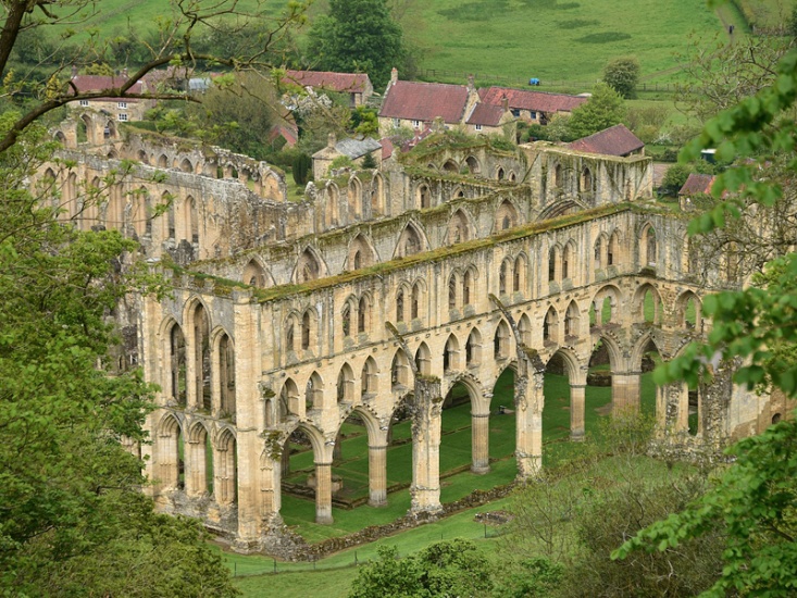 abbey in ruins