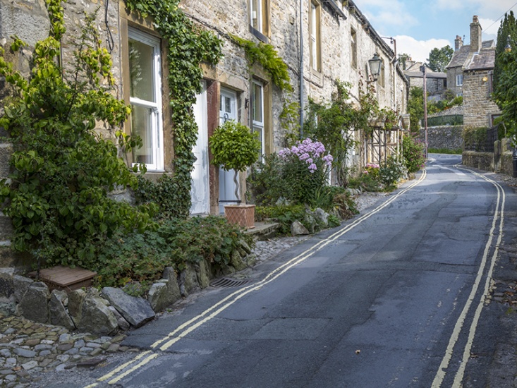 Back street in Grassington Village