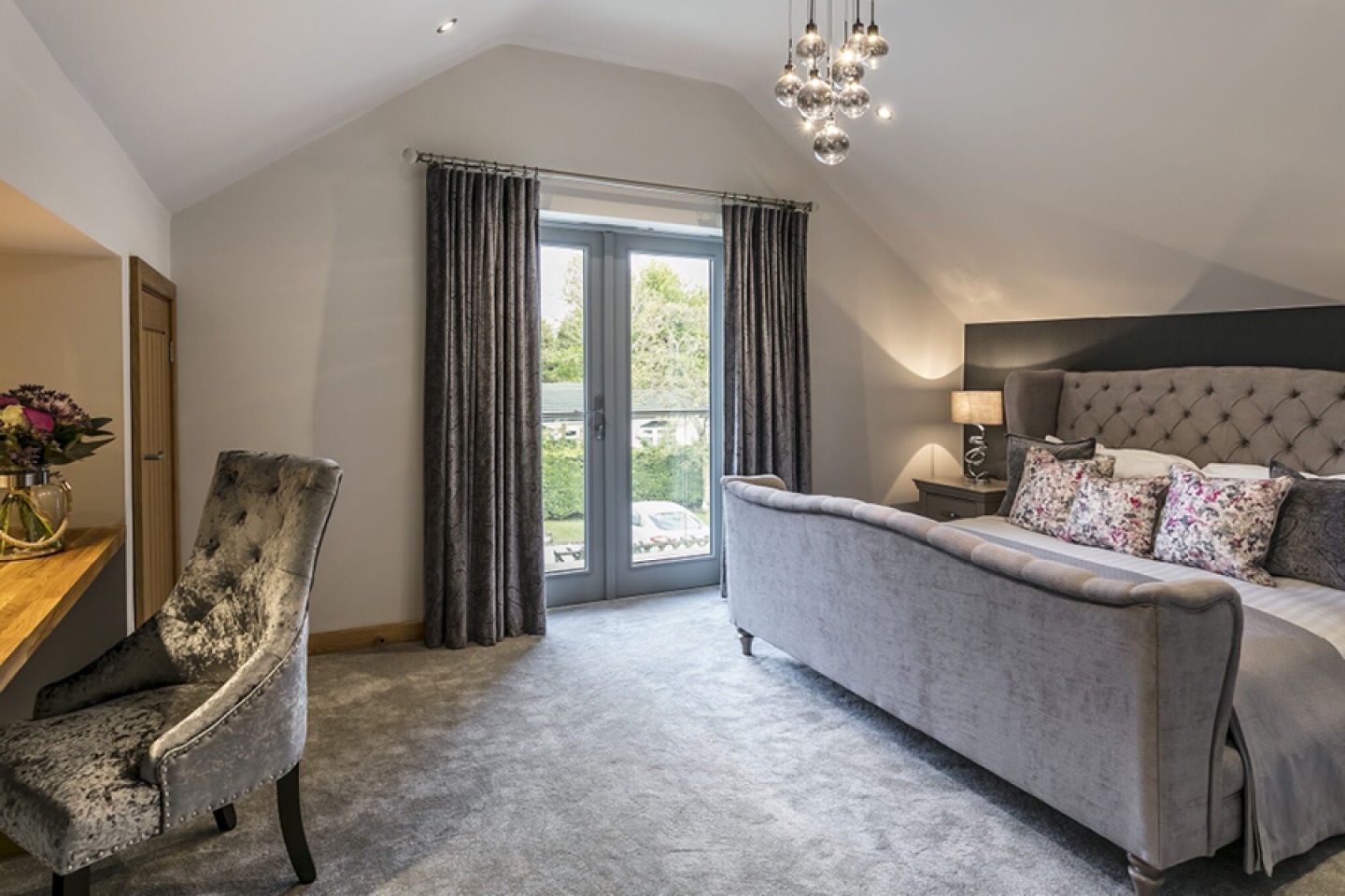 Guest room at The Gamekeeper’s Inn