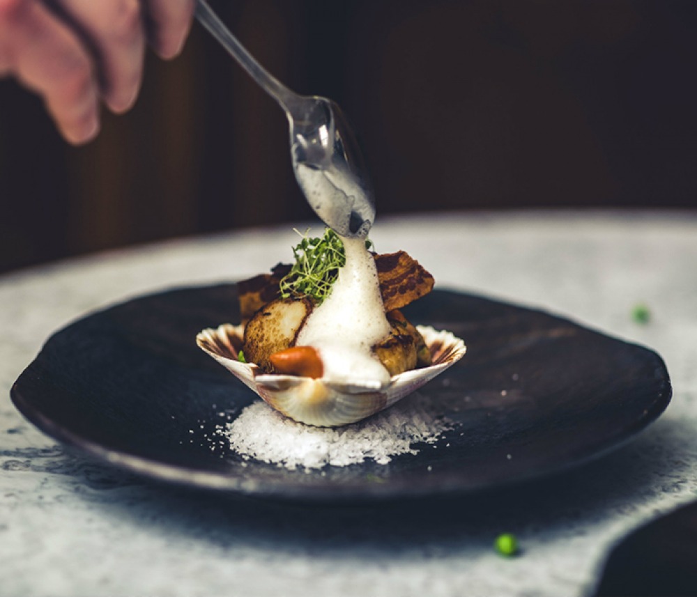 Scollop dish at The Grand York