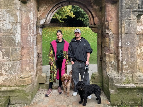 Take a Christmas Stroll Around Fountains Abbey with Matthew Wolfenden and Roxy Shahidi
