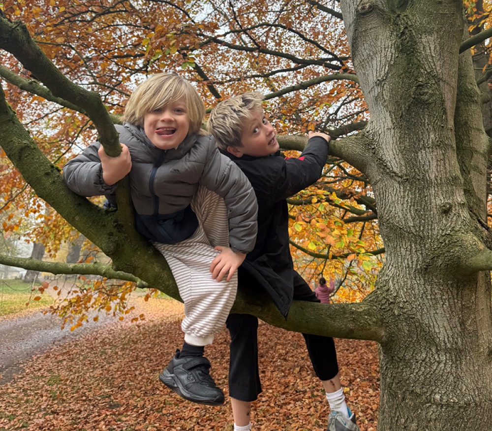 Matthew’s children: Ace and Bowie