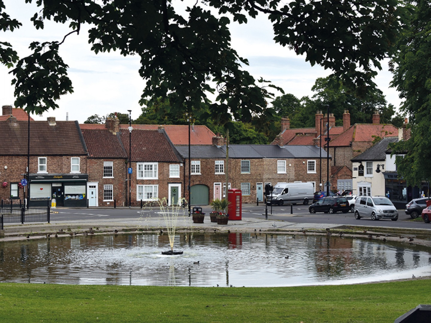 The duck pond in Norton