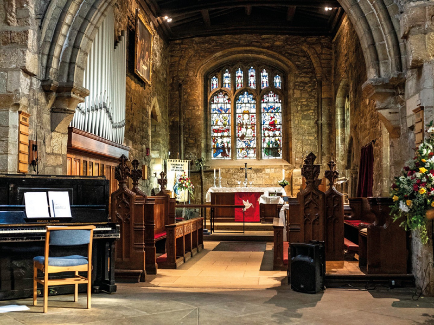 inside St Mary’s Church