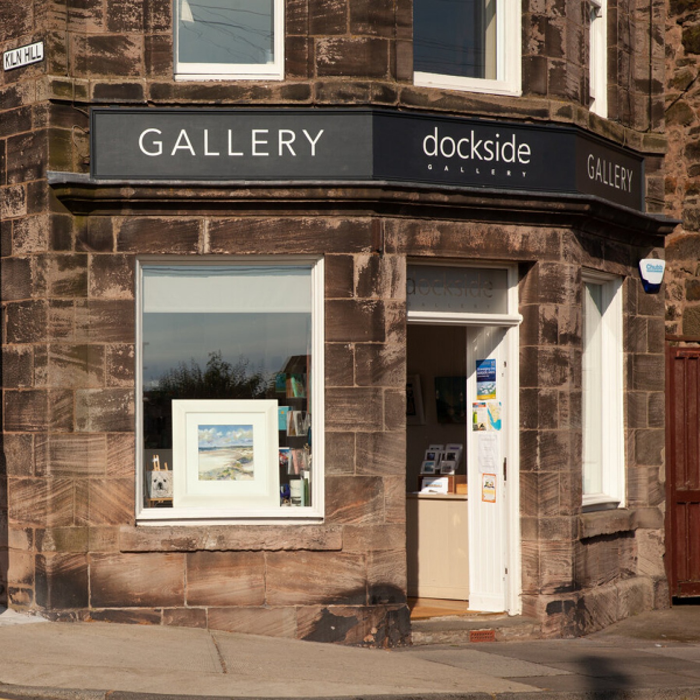 exterior of Dockside Gallery