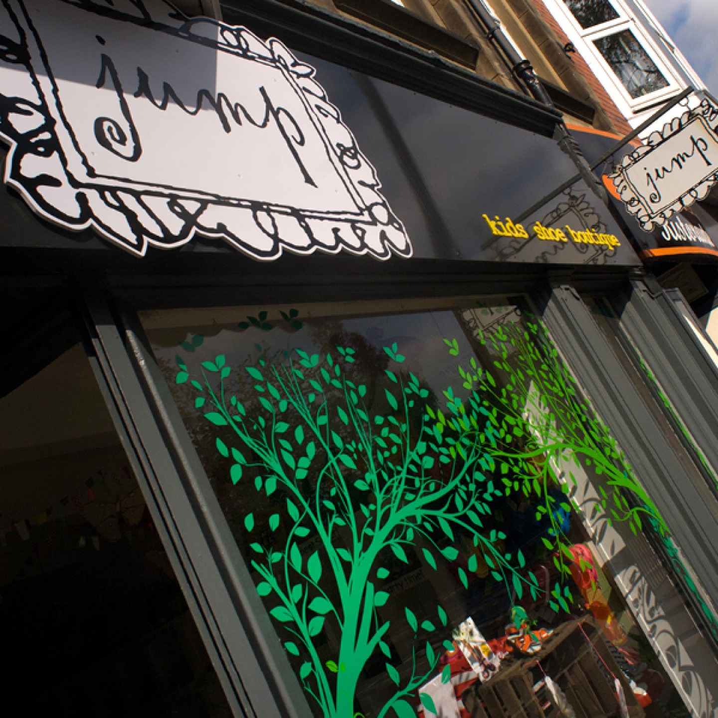 Jump shop front