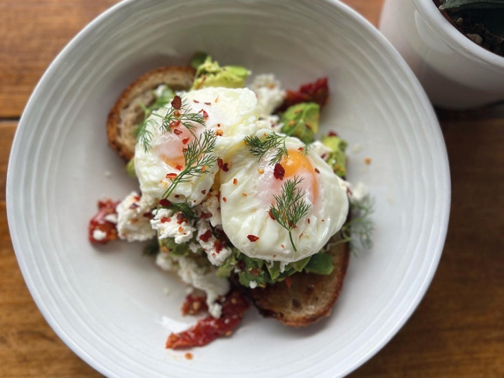 Poached egg on Avocado on toast