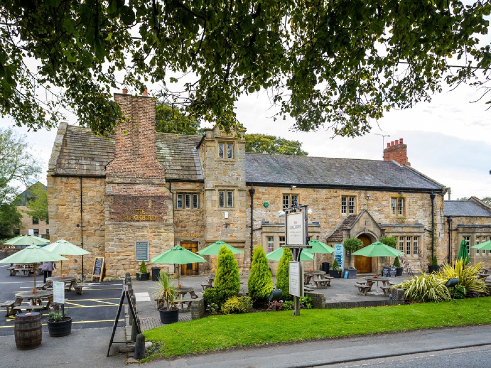 Pub with seating outside