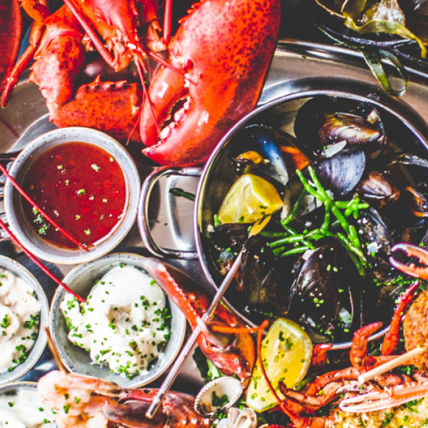 Seafood platter