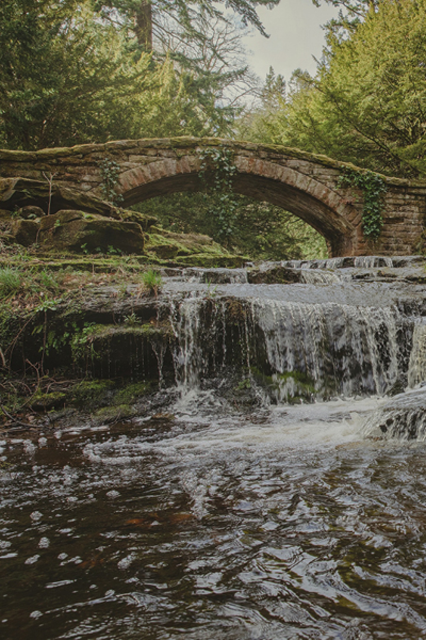 Bridge over the Gorge, a dynamited ravine