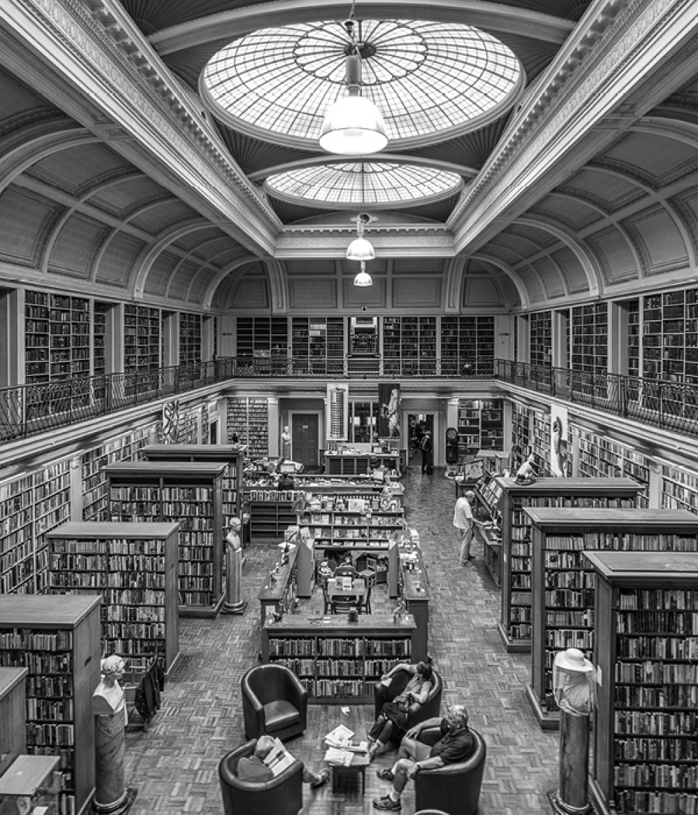 Inside The Lit & Phil, Newcastle