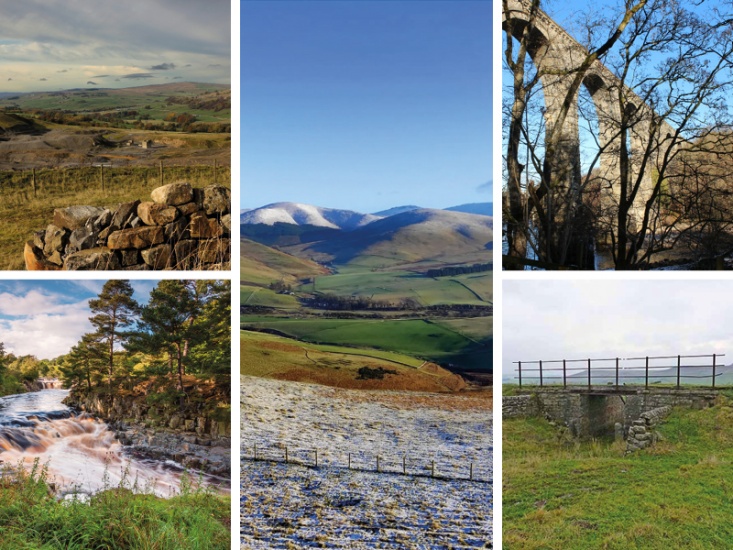 collage of landscapes featured in articles