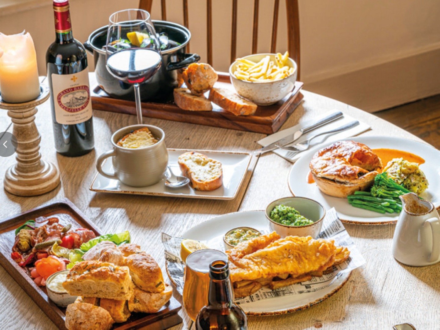 Food at High Force Hotel