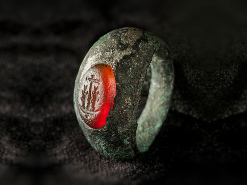 Binchester ring. Photo by Durham University
