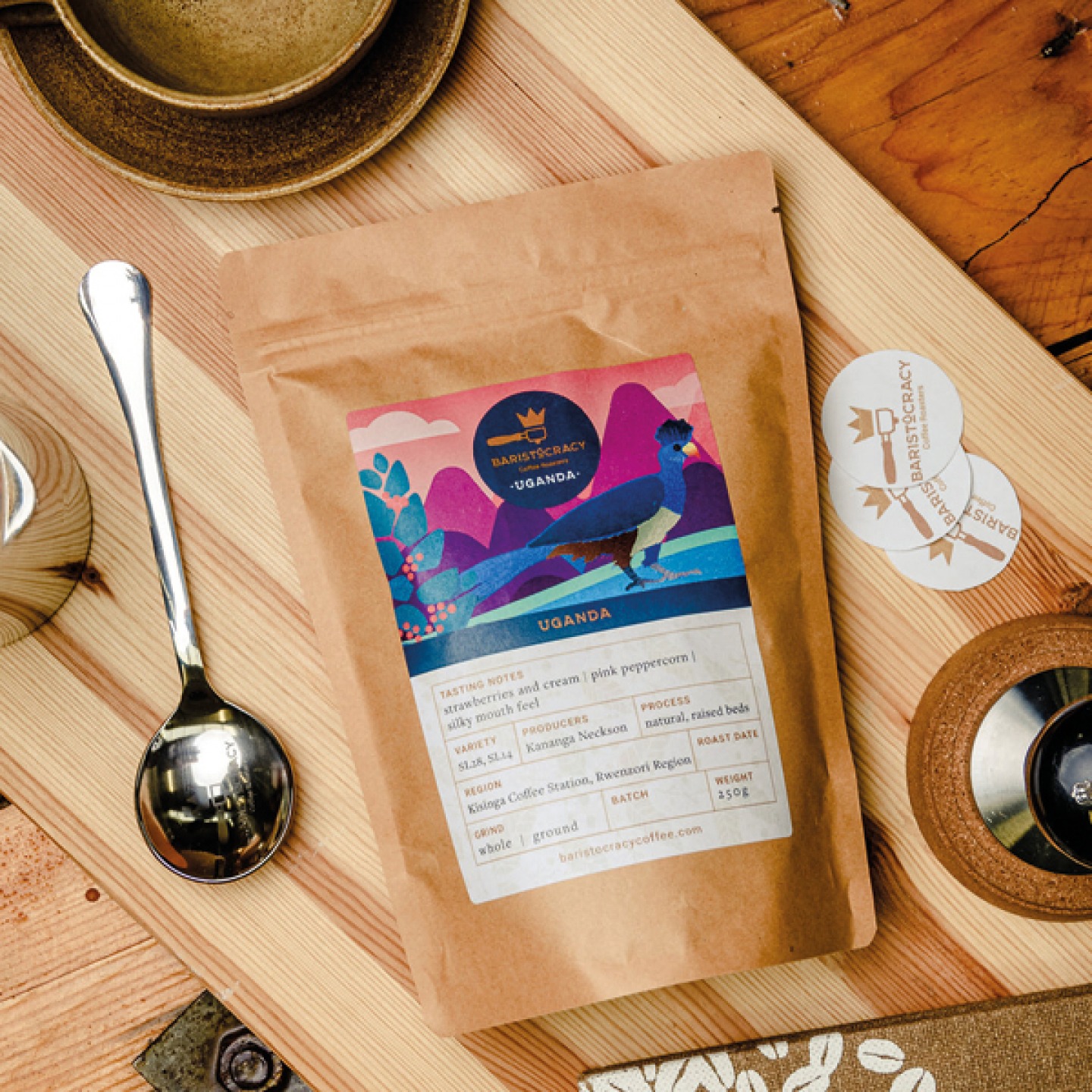 Coffee pouch from Baristocracy