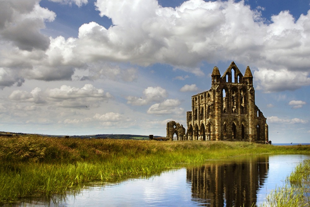 Gothic ruins of Whitby Abbey