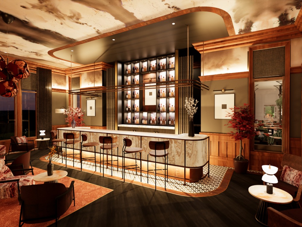 Rockliffe Hall bar/lounge