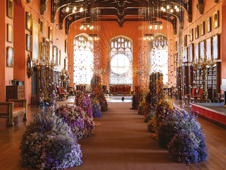 Take a Look at This Huge New Floral Display at Raby Castle
