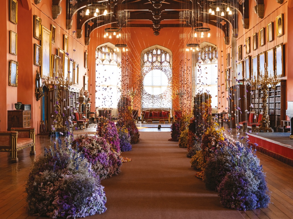 Take a Look at This Huge New Floral Display at Raby Castle