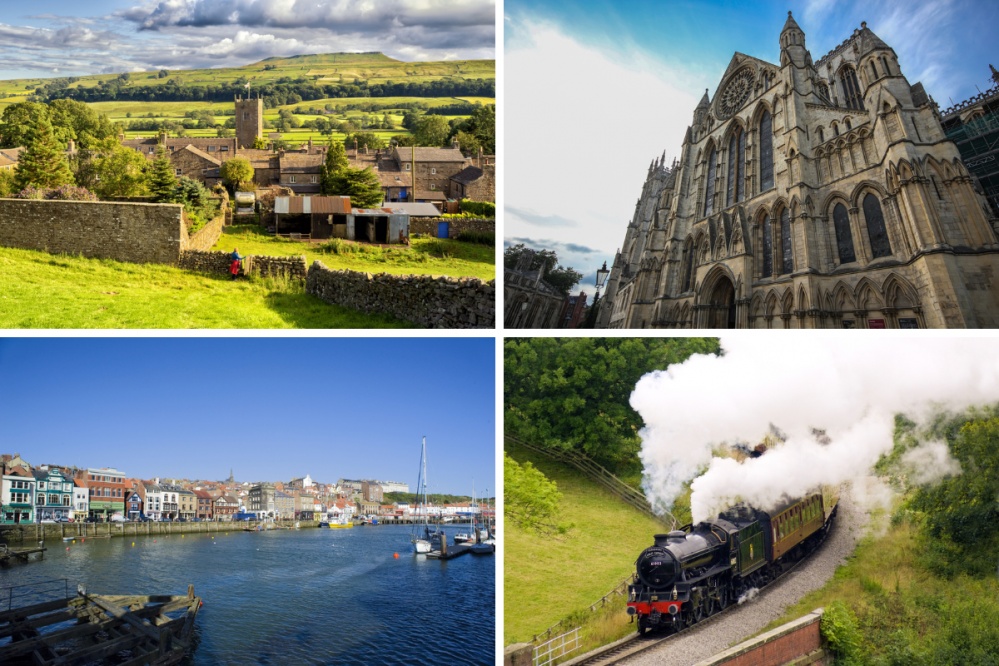 Yorkshire Dales, York Minster, Whitby, North Yorkshire Moors Stream Train