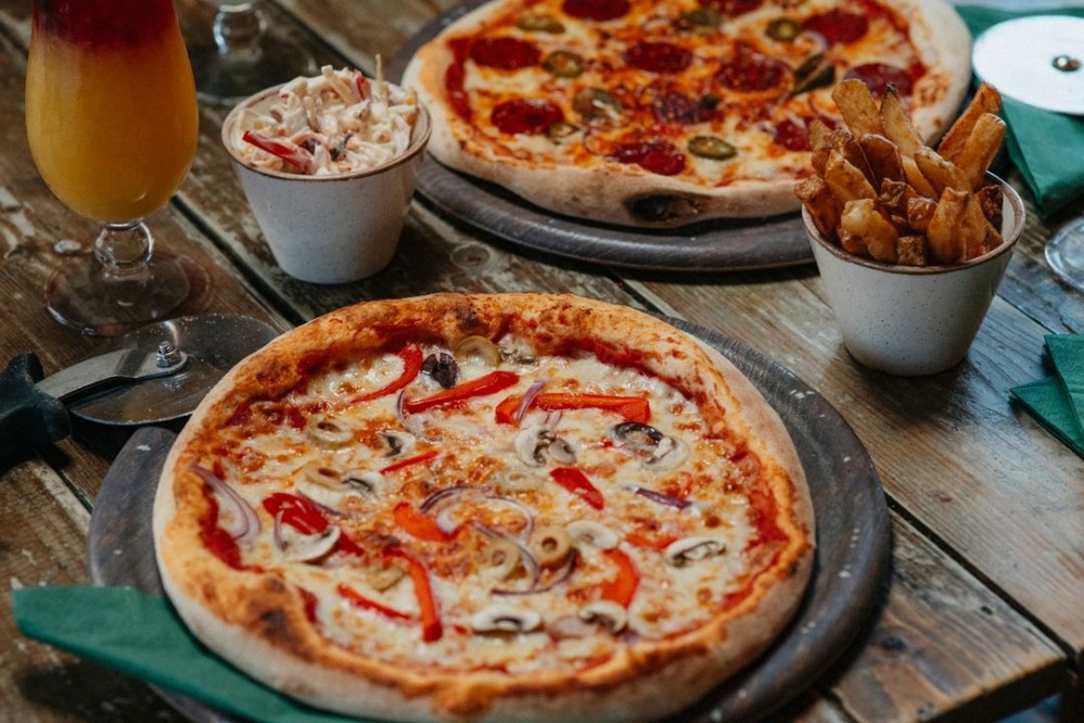 Pizza at The Potting Shed