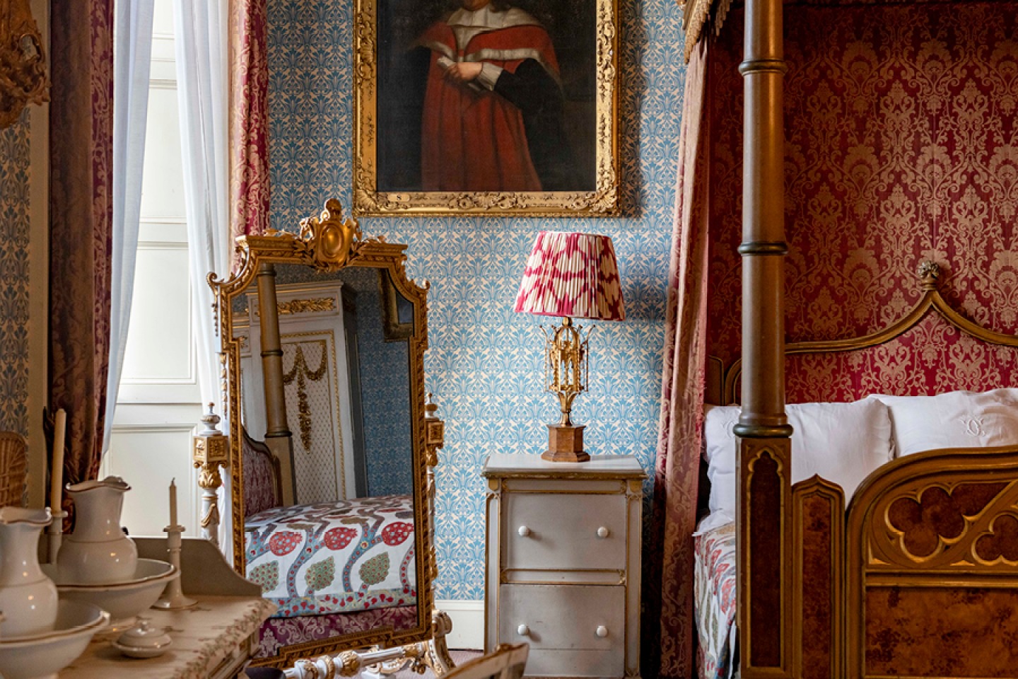 The Blue Bedroom at Raby Castle
