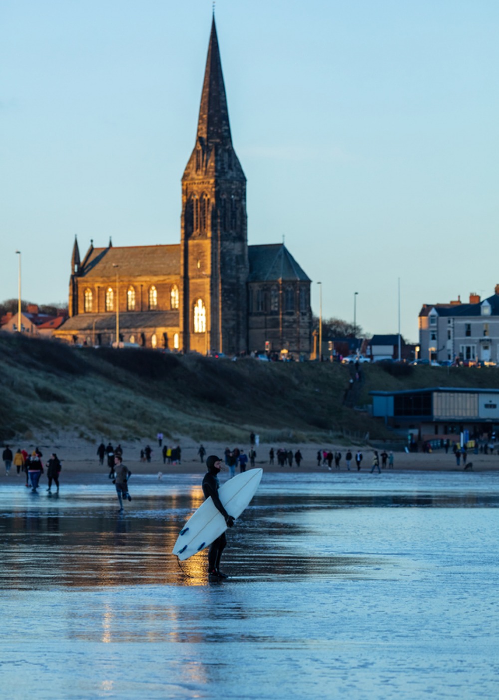 Tynemouth surfing