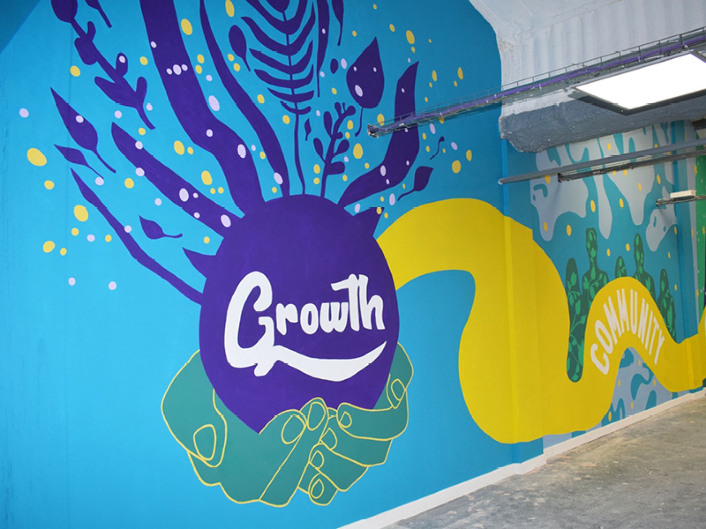 Hazel Oakes growth street art