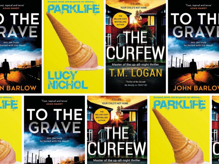 to the grave, Parklife and The curfew book graphic