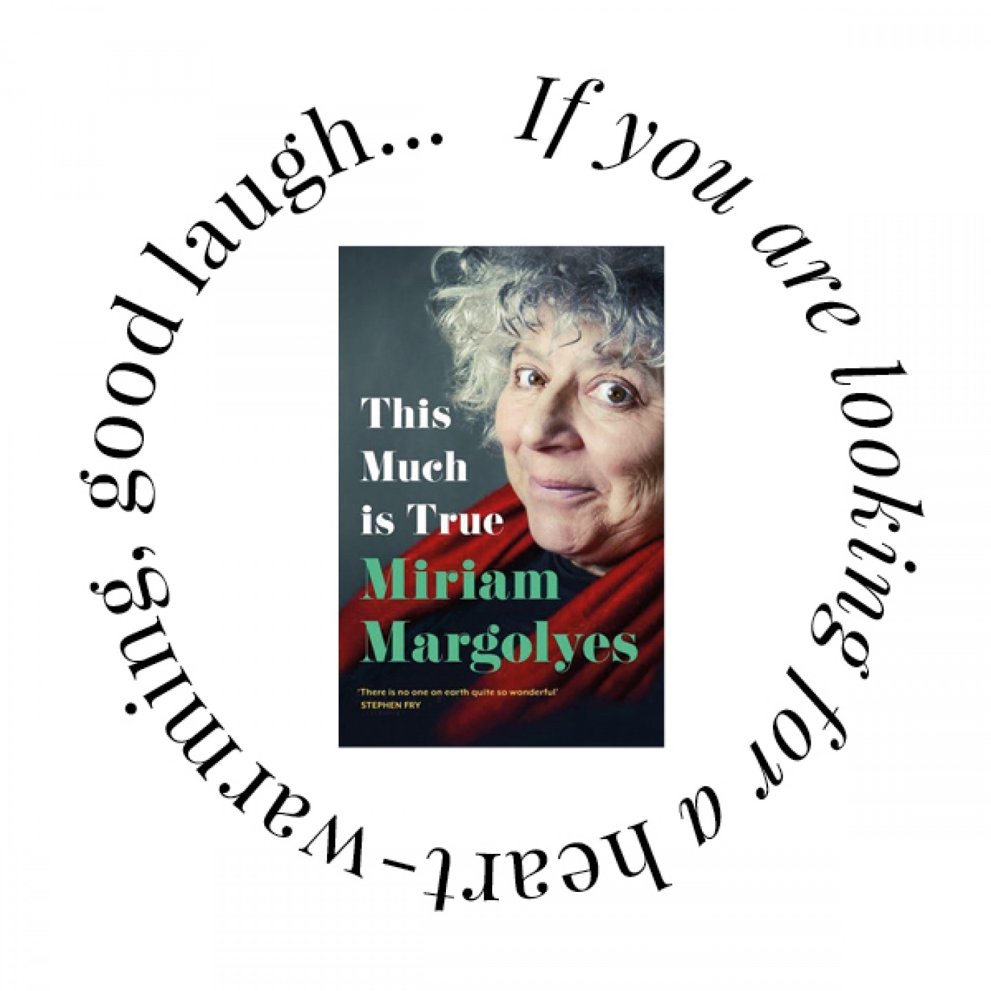 book cover with a circle of text around it