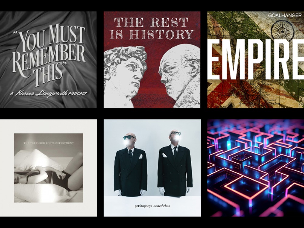 Cover artwork for listed podcasts and albums