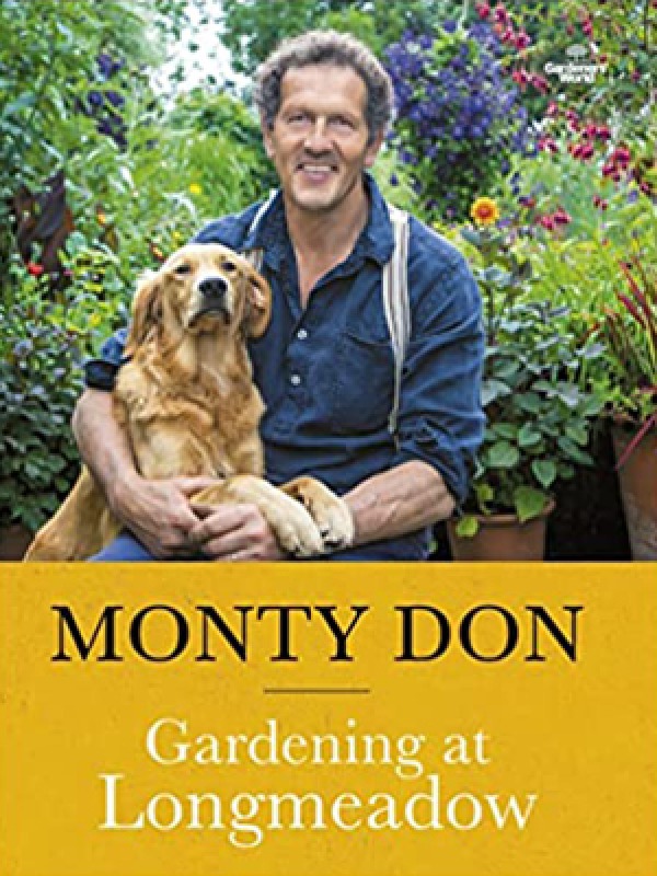 Book cover, GARDENING AT LONGMEADOW by Monty Don