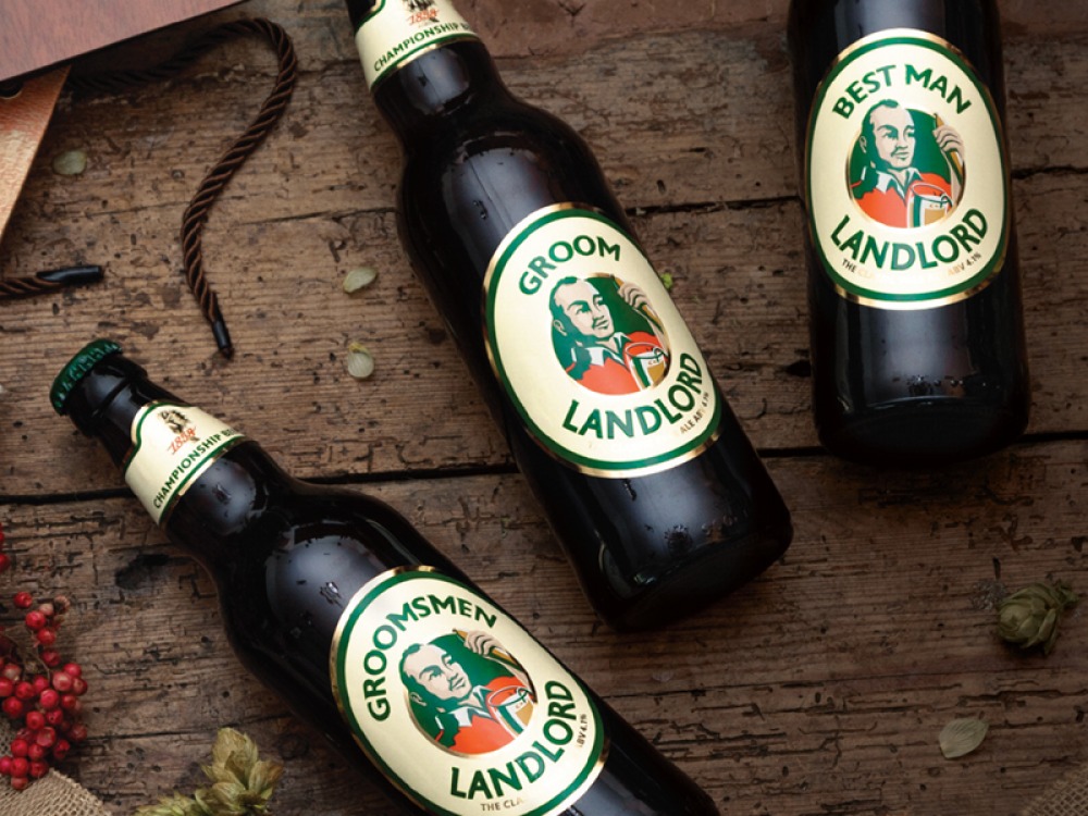 personalised bottles of beer