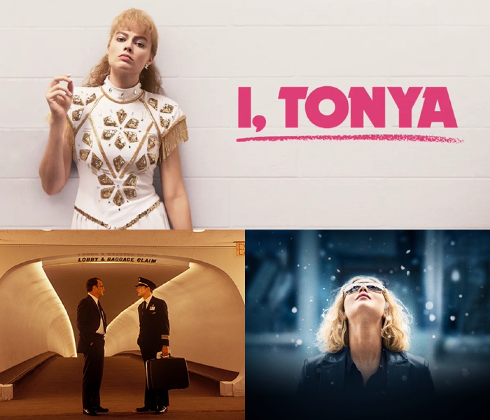 Clockwise from top: I, TONYA | Joy | Catch Me If You Can © 2002 - Dreamworks LLC