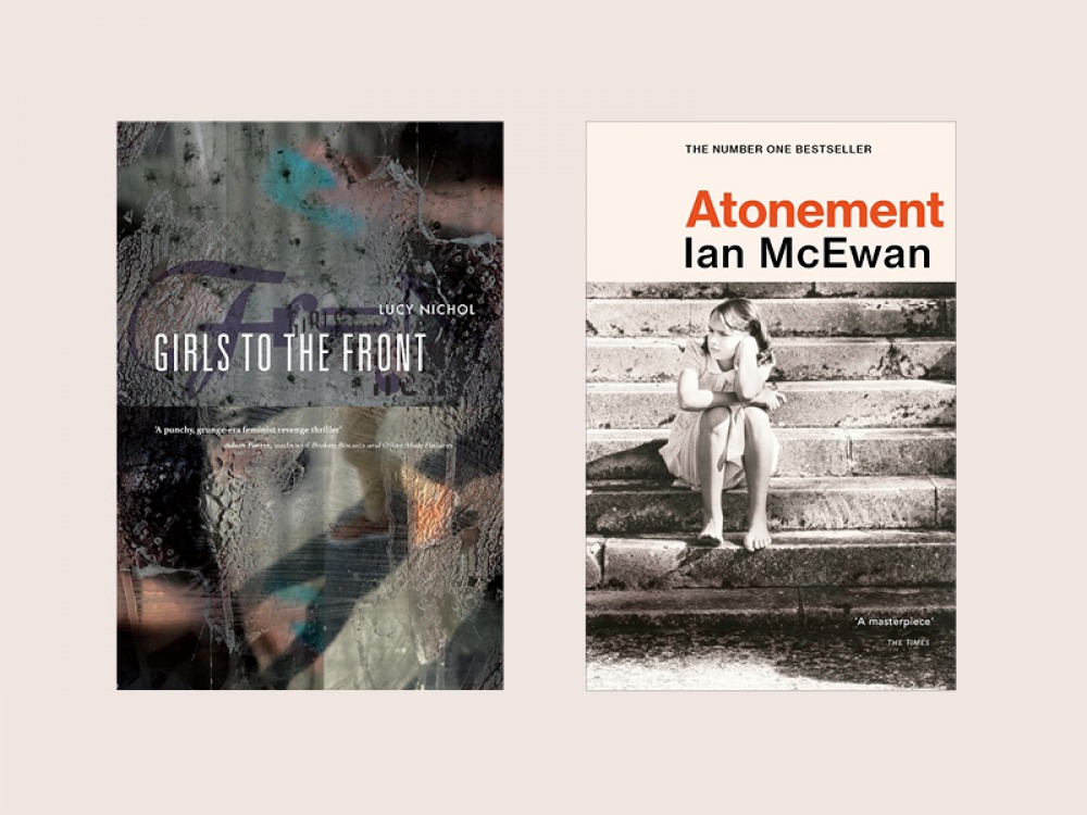 Girls To The Front And Atonement Book Covers