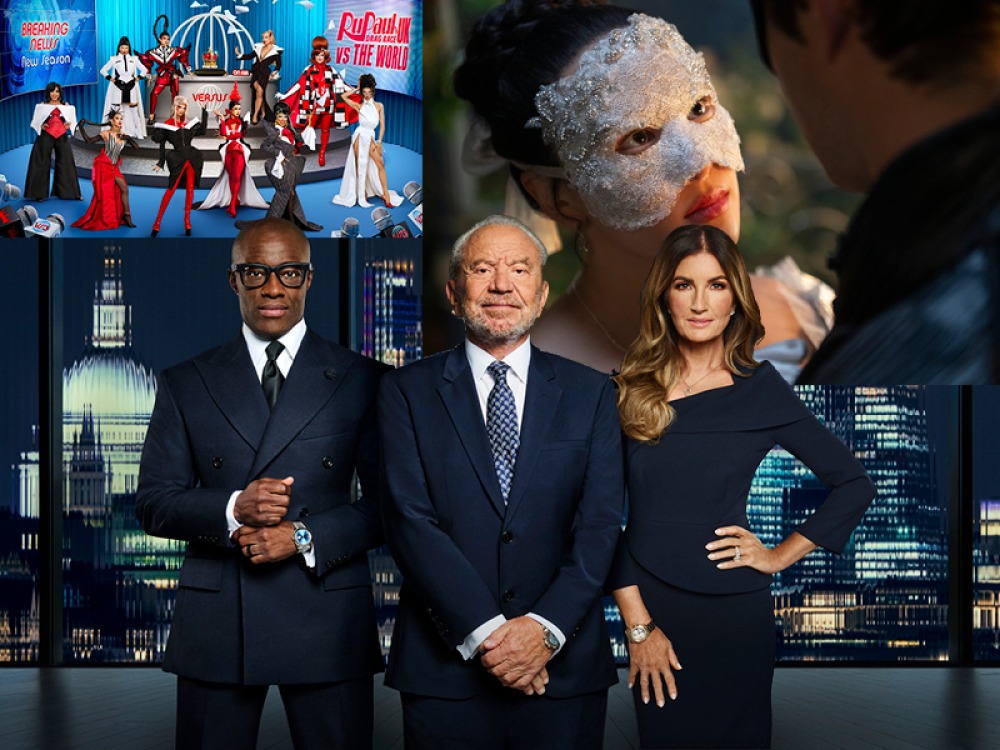 Rupaul’s Drag Race: Uk Vs The World BBC (c) Nick Strasburg | Bridgerton, Netflix © 2025 | The Apprentice BBC & Naked (A Freemantle Label) (c) Ray Burmiston