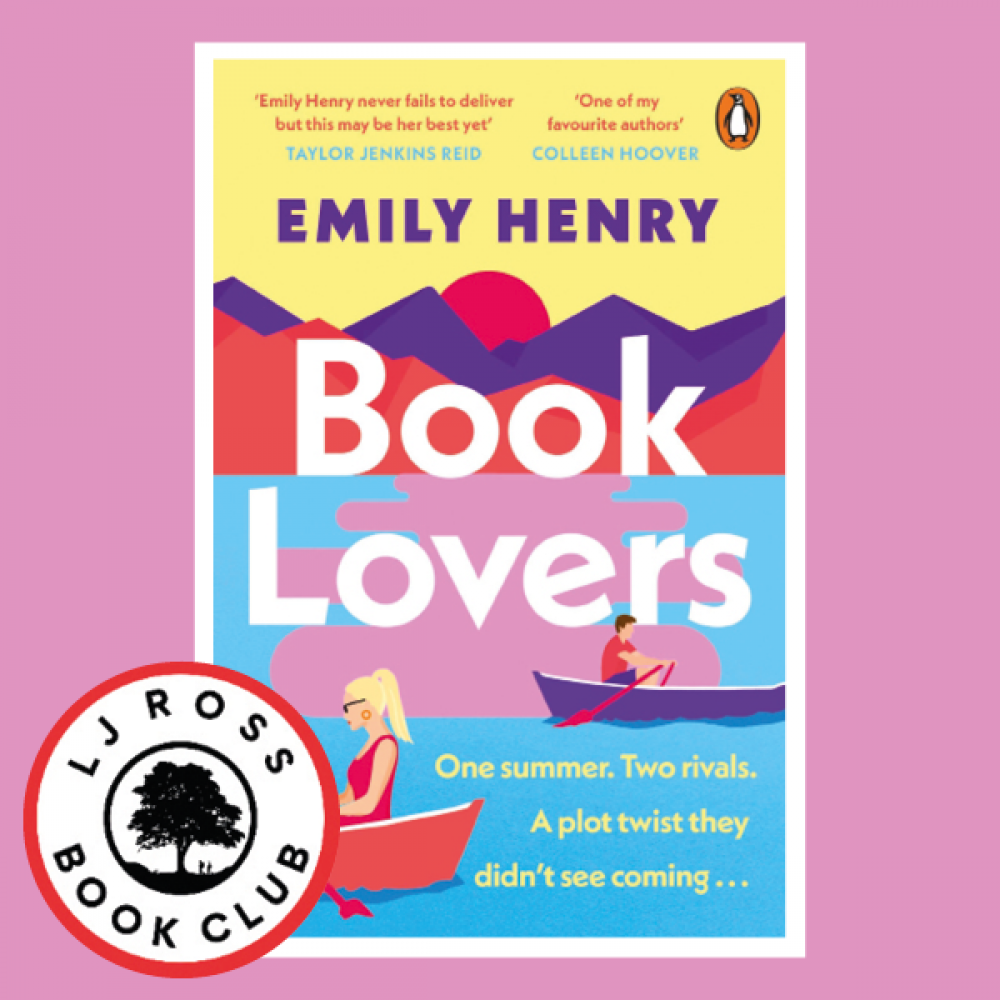 Book cover on a yellow background