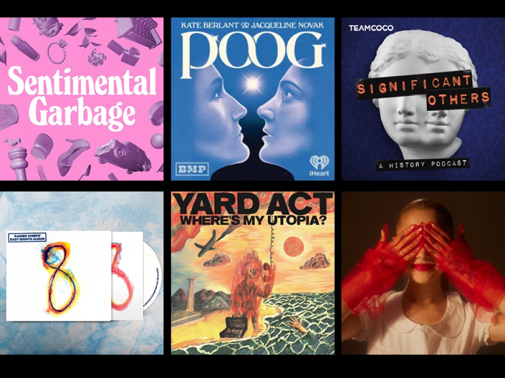 Art work of featured podcasts and albums