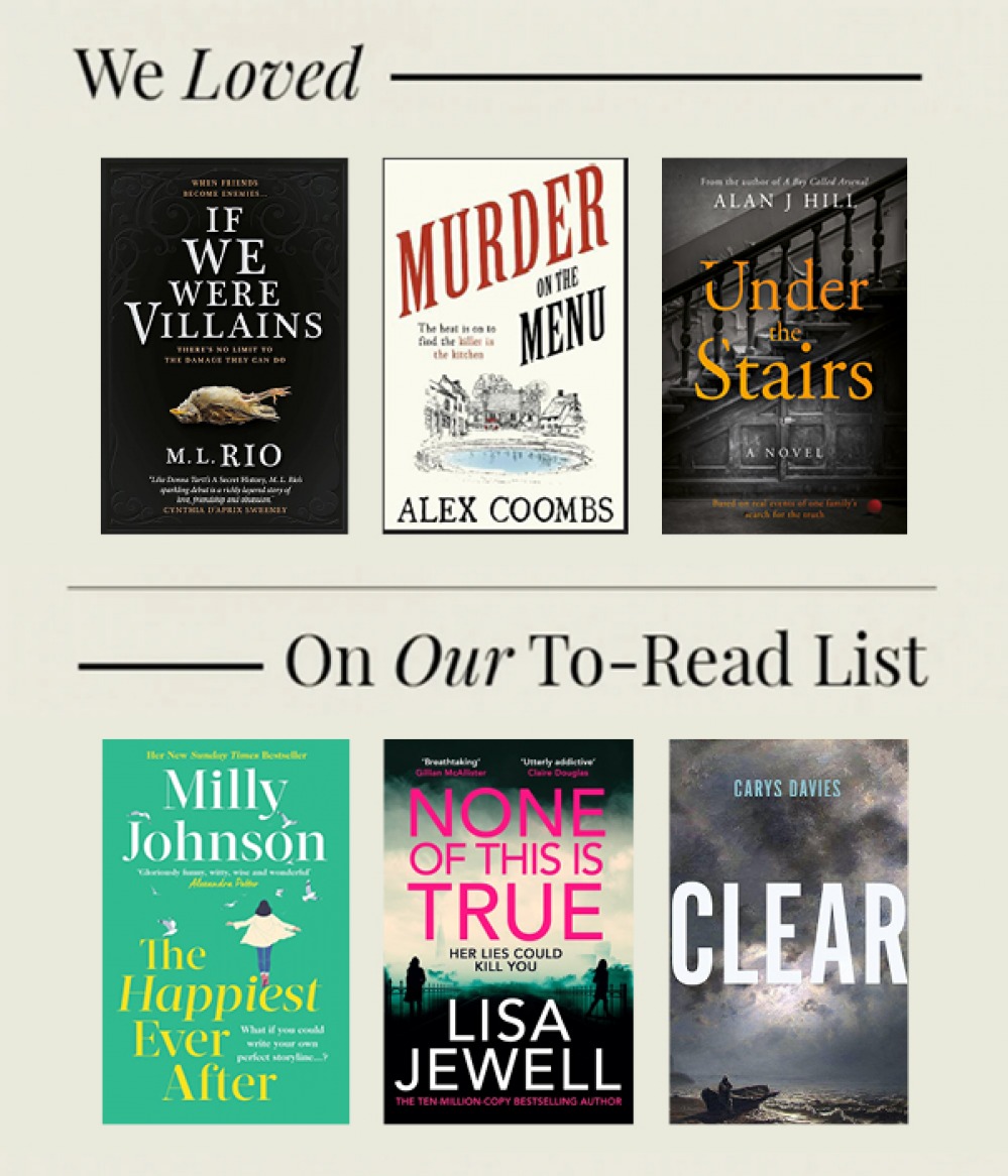 Featured book covers