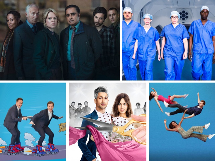 collage of images promoting tv shows