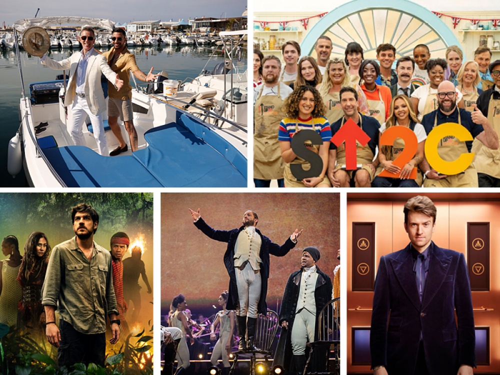 collage of tv shows