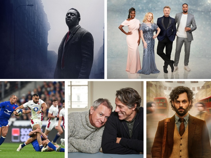 5 different tv show promotion shots