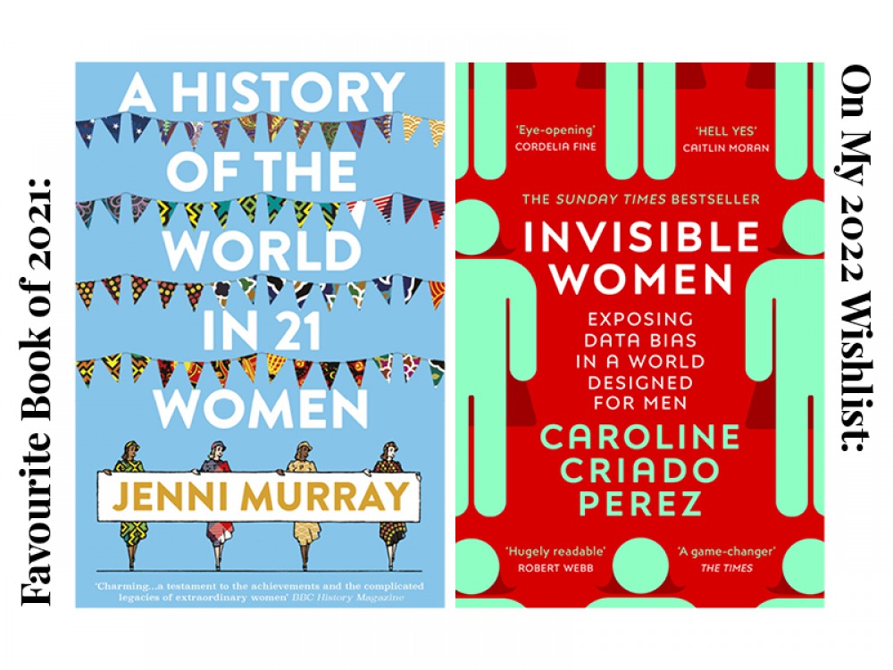 A History of the World in 21 Women by Jenni Murray, Invisible Women by Caroline Criado Perez