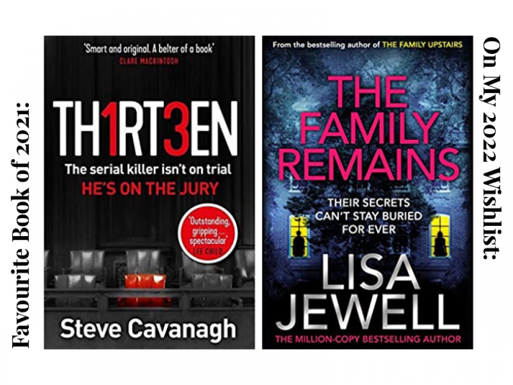 Thirteen by Steve Cavanagh, The Family Remains by Lisa Jewell